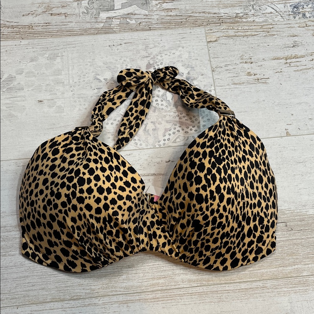 Victorias Secret The Unforgettable Demi Cheetah Print Bikini Top 34DD